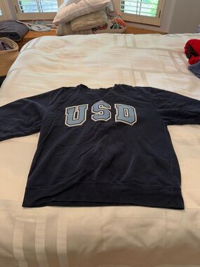 USD Navy Crewneck Sweatshirt - Classic College Pullover